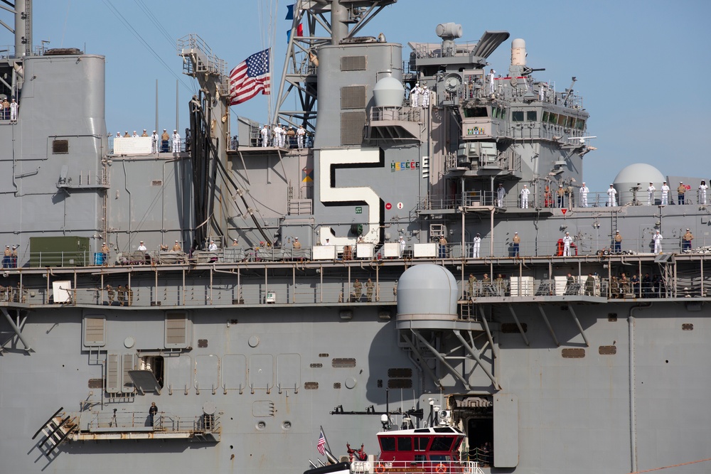 USS Bataan Arrives for Fleet Week New York 22