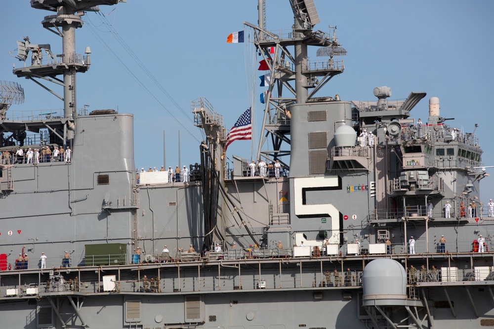 USS Bataan Arrives for Fleet Week New York 22