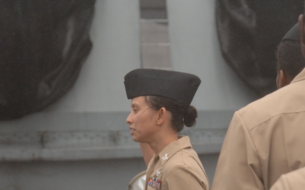 Reenlistment ceremony aboard Battleship Wisconsin