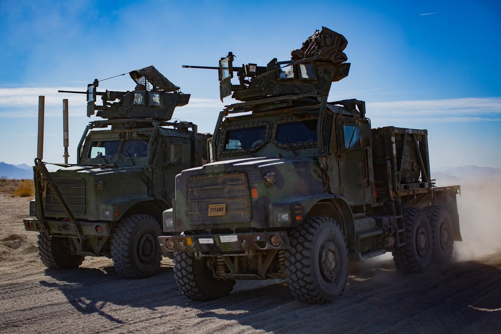 Marines with Combat Logistics Battalion 1 conducted a Motorized Operation Training event.