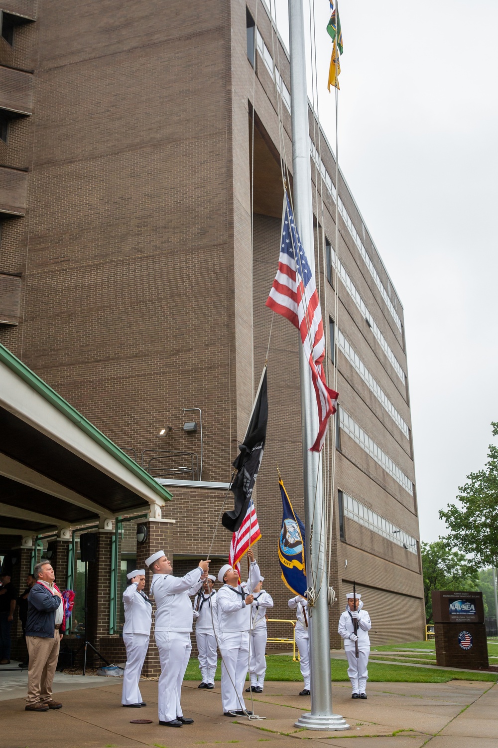 Honoring Our Fallen: Norfolk Naval Shipyards Holds Annual Memorial Day Fall-In for Colors