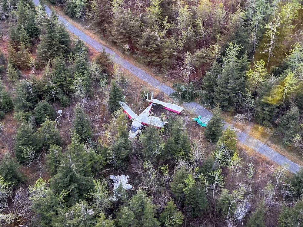 Coast Guard medevacs individuals after plane crash at Dry Bay Airstrip, Alaska