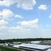 A B-2 Spirit performs flyover during The Preakness Stakes