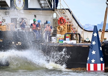 Coast Guard sets historic Francis Scott Key Memorial Buoy in Patapsco River