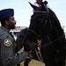 A B-2 Spirit performs flyover during The Preakness Stakes