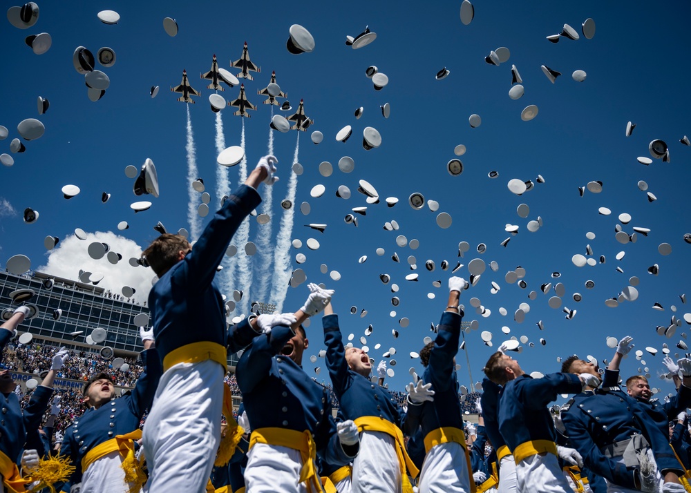 Thunderbirds 2022 USAFA Graduation