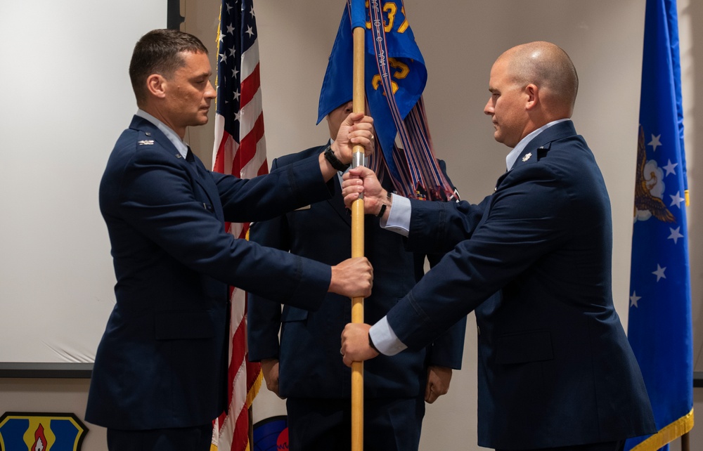 337th Air Control Squadron change of command