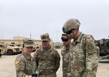 1st Lt. Steele conducts user research for Army PMCS app