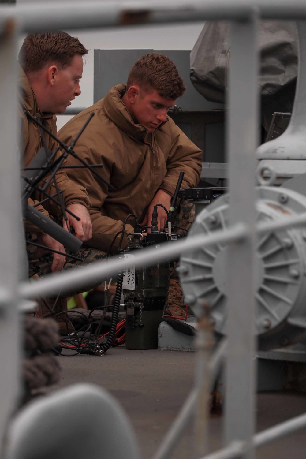 Marines aboard ENS Wambola port in Tallinn