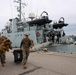 TF-61/2 Marines aboard the ENS Wambola port in Tallinn