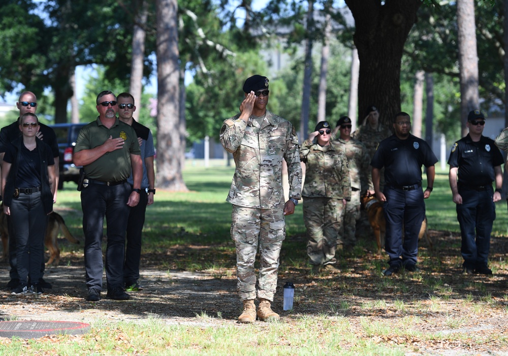 Retreat ceremony closes out Police Week