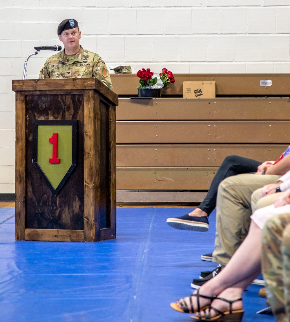 LAST MARCH OF THE BULL: COL. T.B. SMITH RELINQUISHES COMMAND OF DAGGER BRIGADE TO COL. BRYAN M. HARRIS