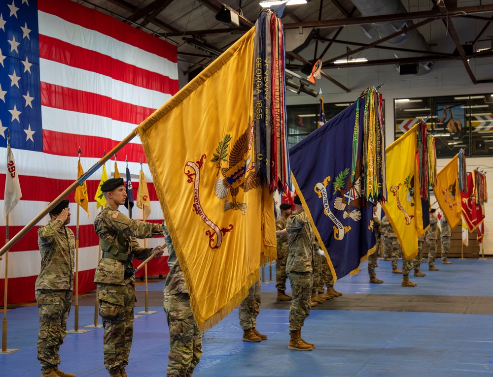 LAST MARCH OF THE BULL: COL. T.B. SMITH RELINQUISHES COMMAND OF DAGGER BRIGADE TO COL. BRYAN M. HARRIS