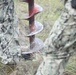 NMCB-14 installs an informative sign highlighting local wildlife at Boca Chica Field, Naval Air Station Key West.