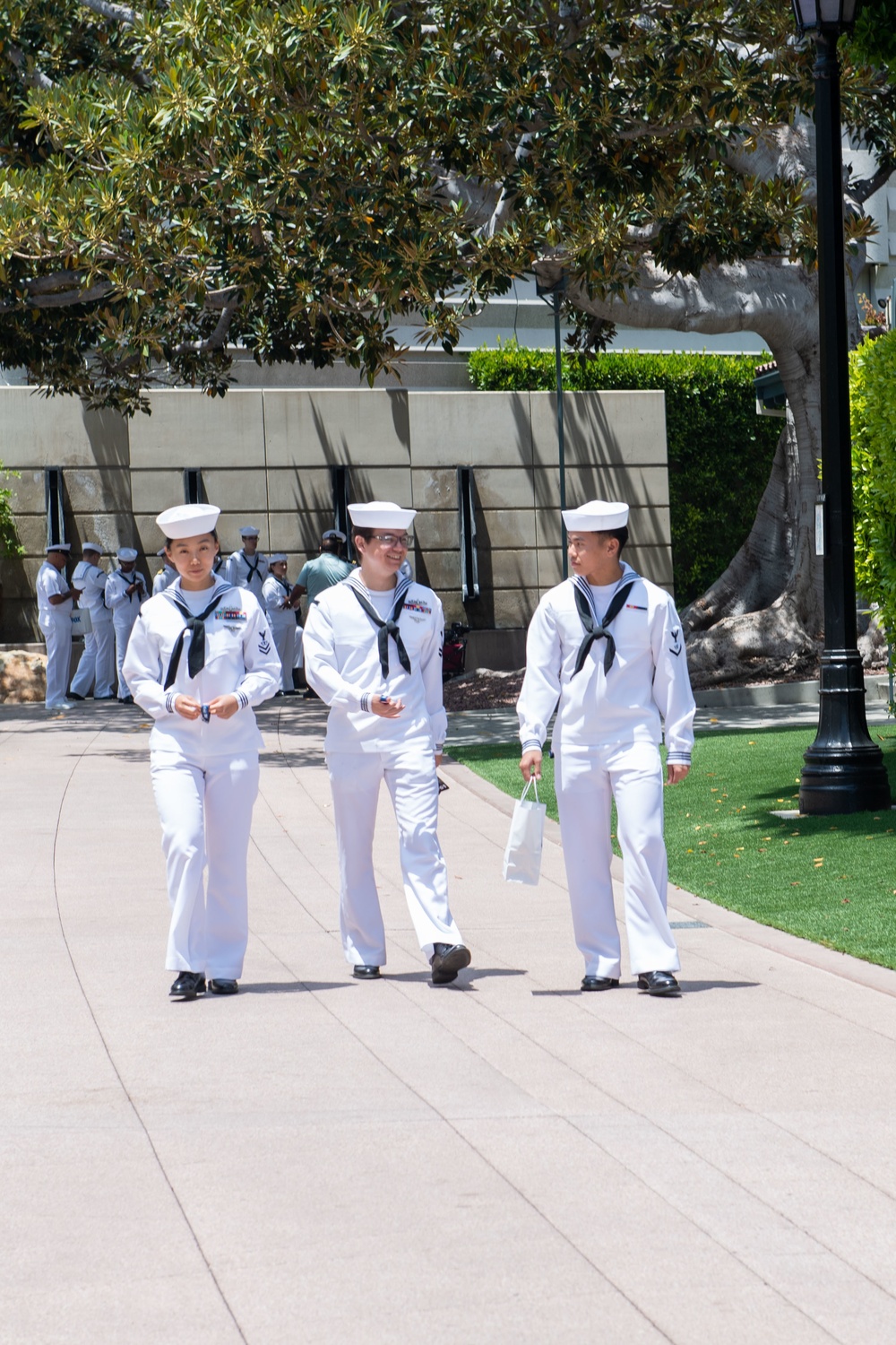 USS Essex Sailors tour FOX Studios