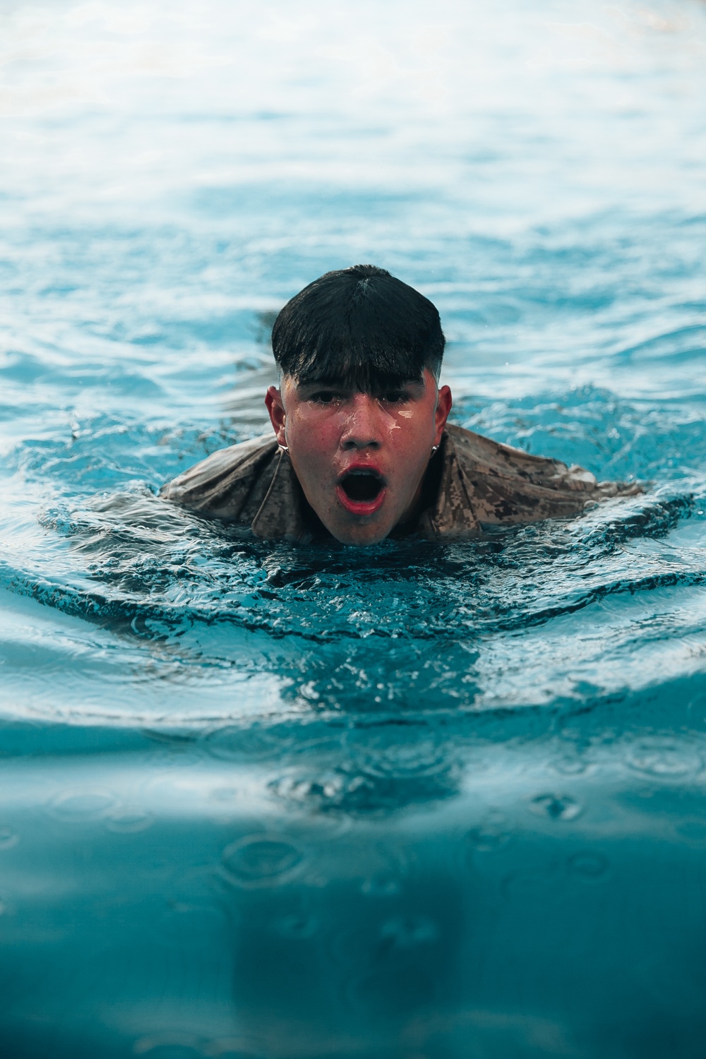 3d MLR Marines Conduct Annual Swim Qualification