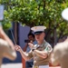 1st Marine Division Band performs at Pershing Square during Los Angeles Fleet Week