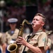 1st Marine Division Band performs at Pershing Square during Los Angeles Fleet Week