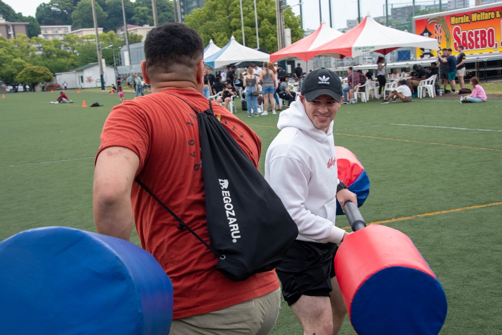 USS America Holds Command Picnic