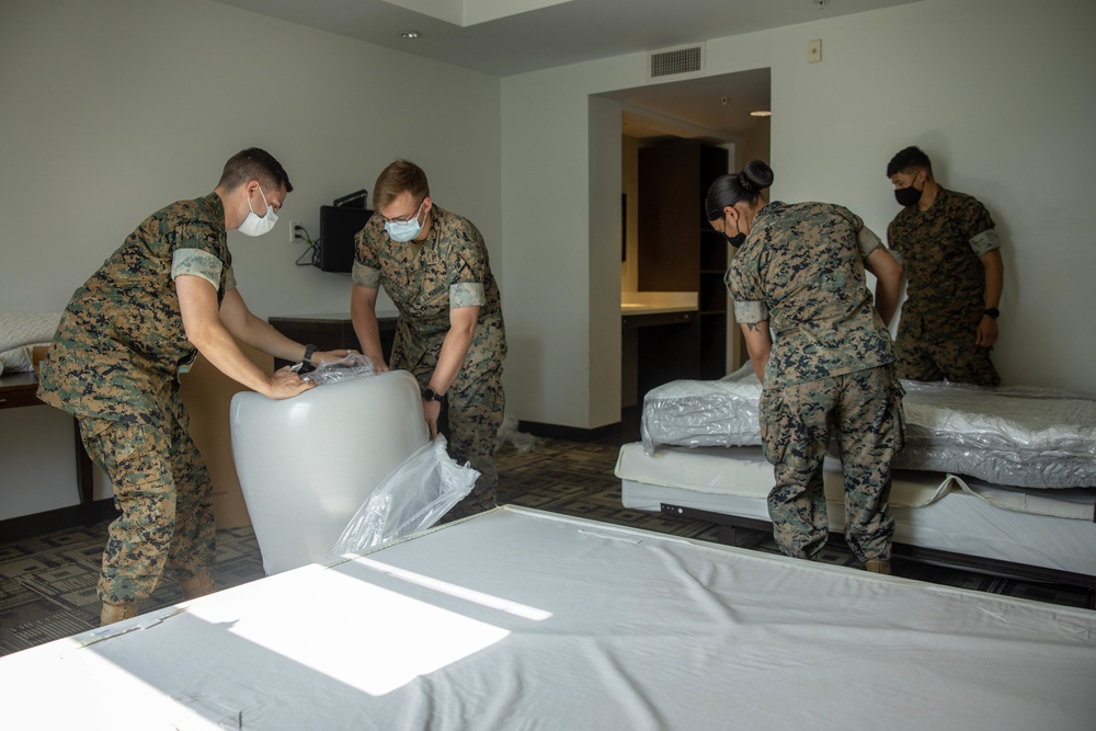 LA Fleet Week: 15th MEU Marines and Sailors volunteer at Ronald McDonald House
