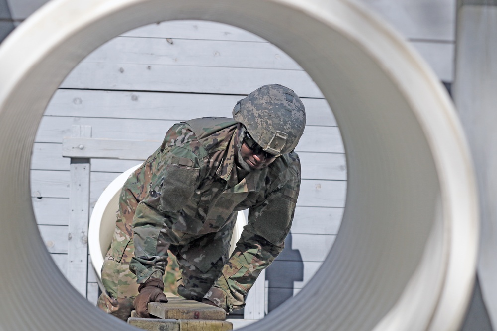 Navigating Double Culvert obstacle