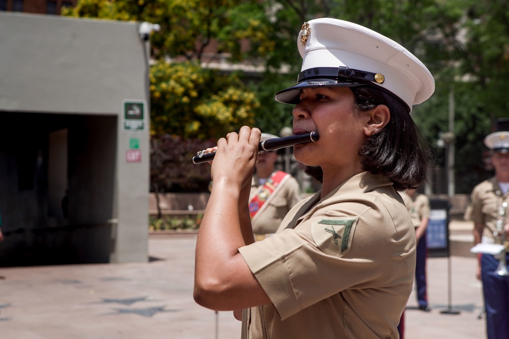 LA Fleet Week: 1st Marine Division Band plays LA