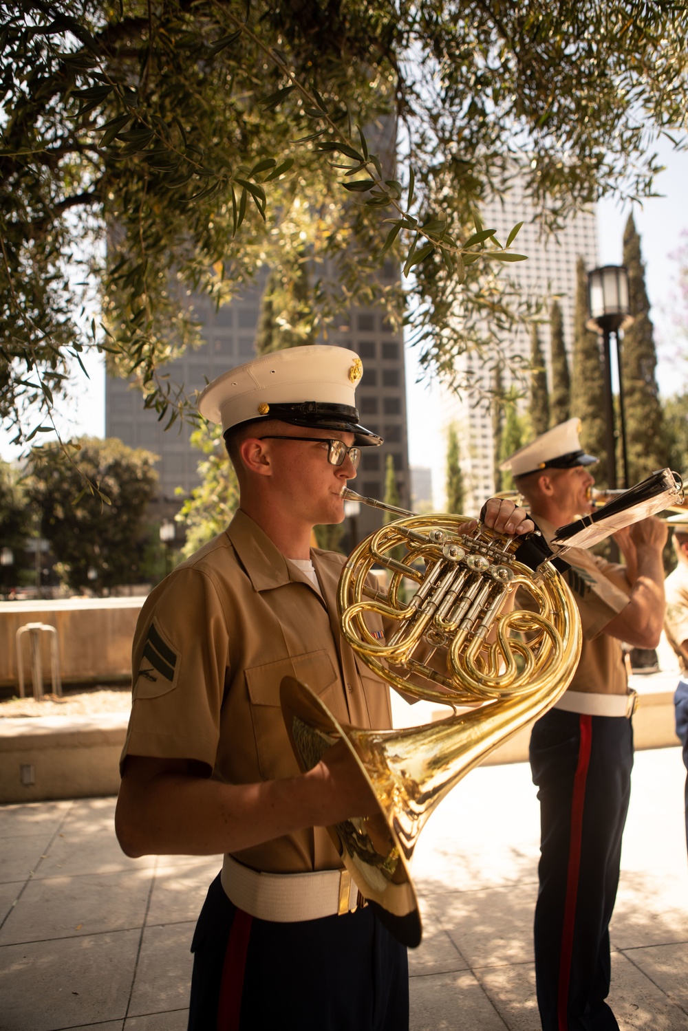 LA Fleet Week: 1st Marine Division Band plays LA