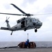 USS Charleston completes vertical replenishment-at-sea with USS Sampson