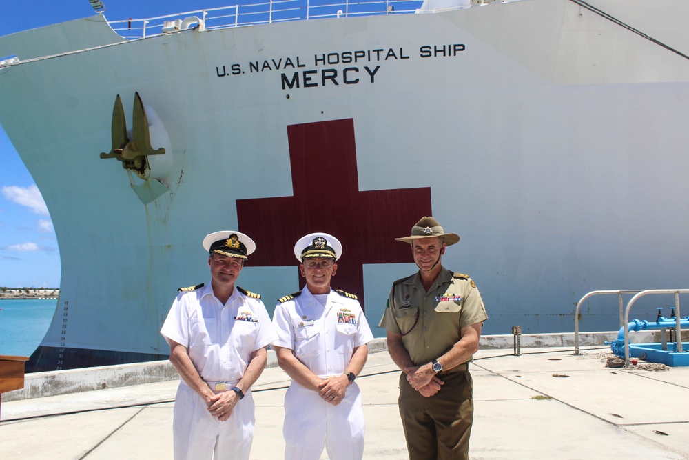 USNS Mercy Visits on Guam, Headed for Pacific Partnership '22