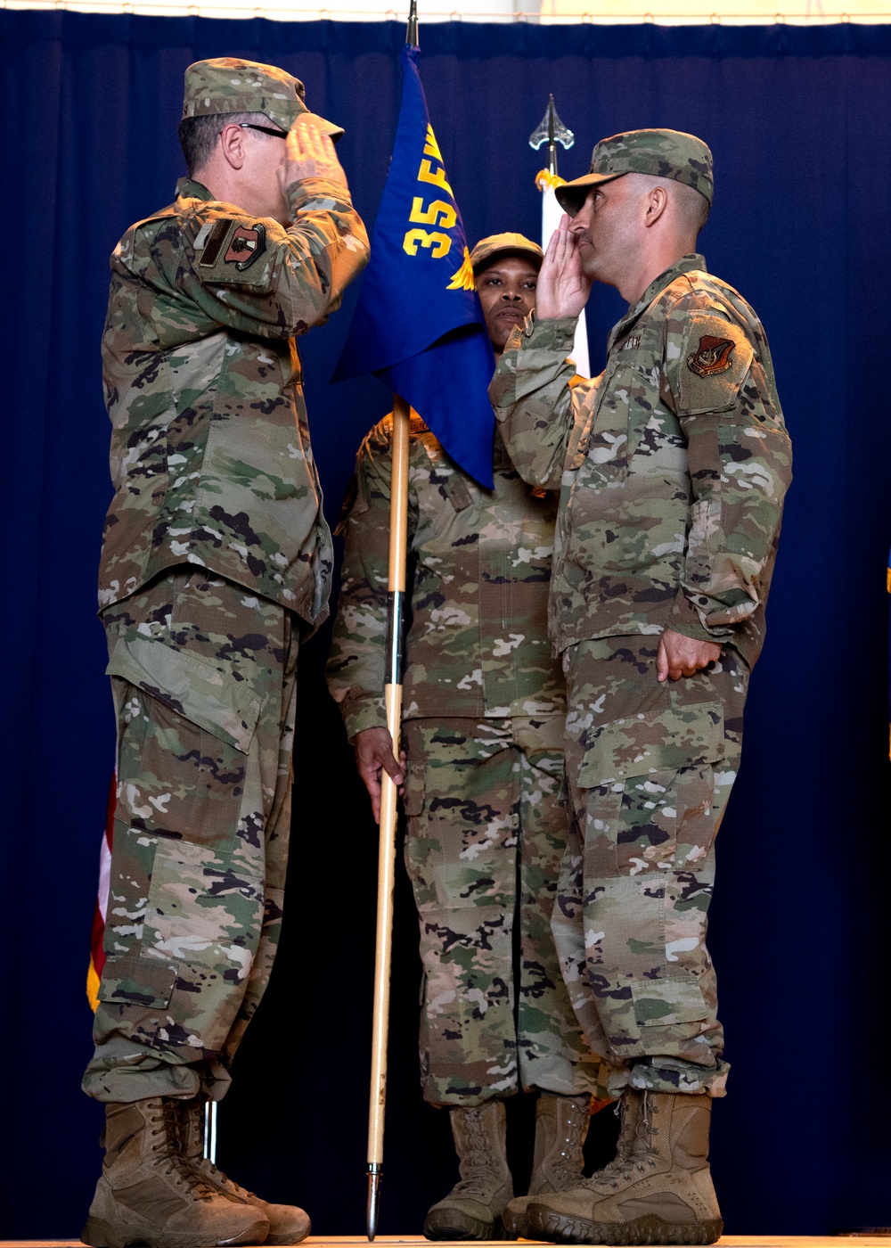 35th LRS Change of Command