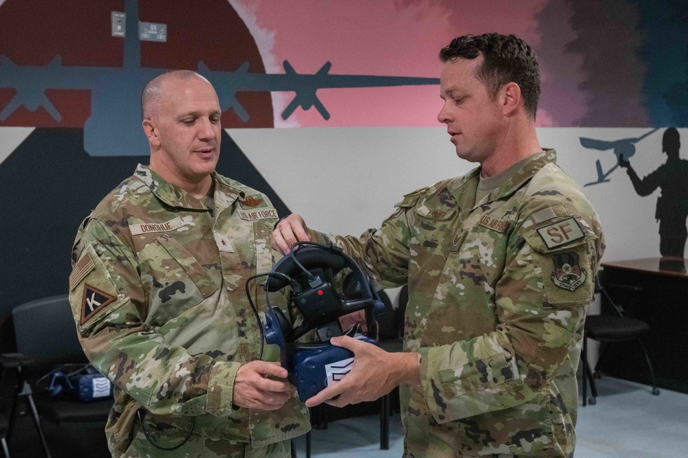 Al Udeid Air Base Security Forces Receive New Training Tool