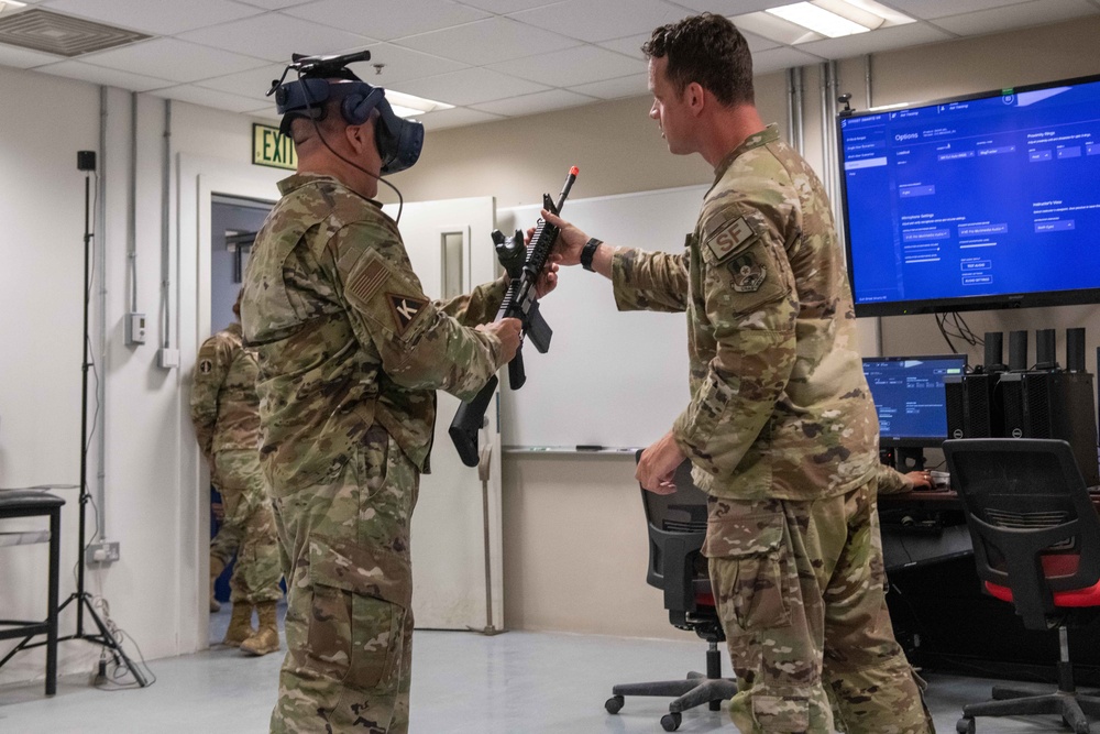 Al Udeid Air Base Security Forces Receive New Training Tool