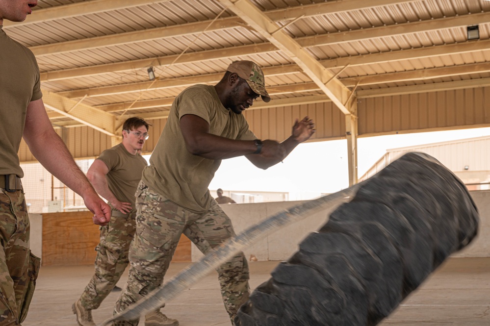 386th and 387th Expeditionary Security Forces Squadron celebrate Police Week