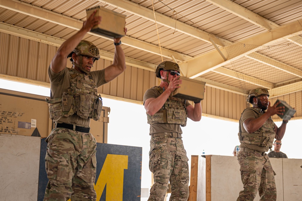 386th and 387th Expeditionary Security Forces Squadron celebrate Police Week