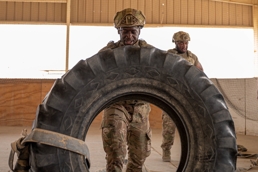 386th and 387th Expeditionary Security Forces Squadron celebrate Police Week