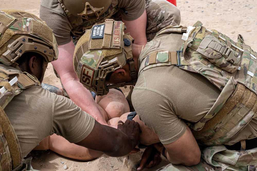 386th and 387th Expeditionary Security Forces Squadron celebrate Police Week