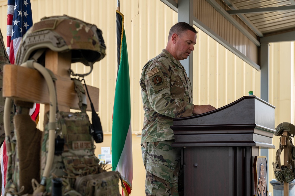 386th and 387th Expeditionary Security Forces Squadron celebrate Police Week