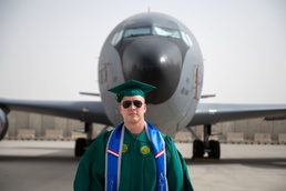 AUAB airman graduates during deployment