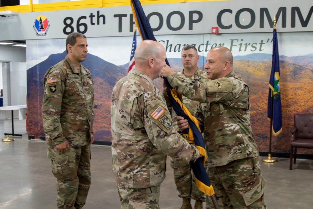 The Vermont Army National Guard’s 86th Troop Command Change of Command