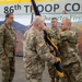 The Vermont Army National Guard’s 86th Troop Command Change of Command