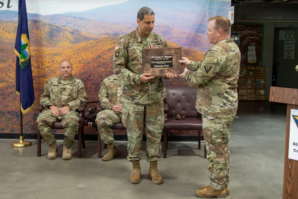 The Vermont Army National Guard’s 86th Troop Command Change of Command