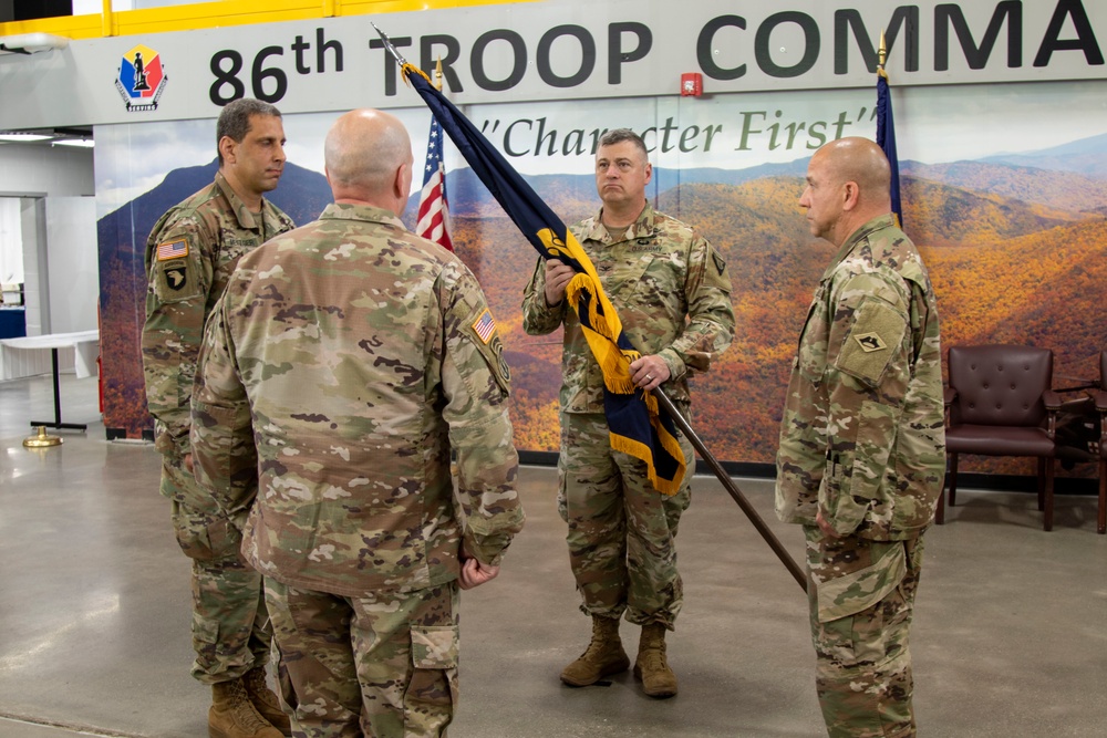 The Vermont Army National Guard’s 86th Troop Command Change of Command