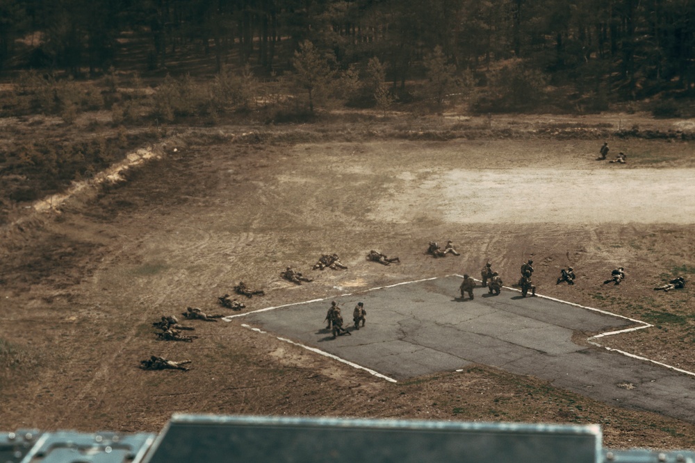 1st Air Cavalry Brigade conducts Air Assault operation training during Swift Response 2022