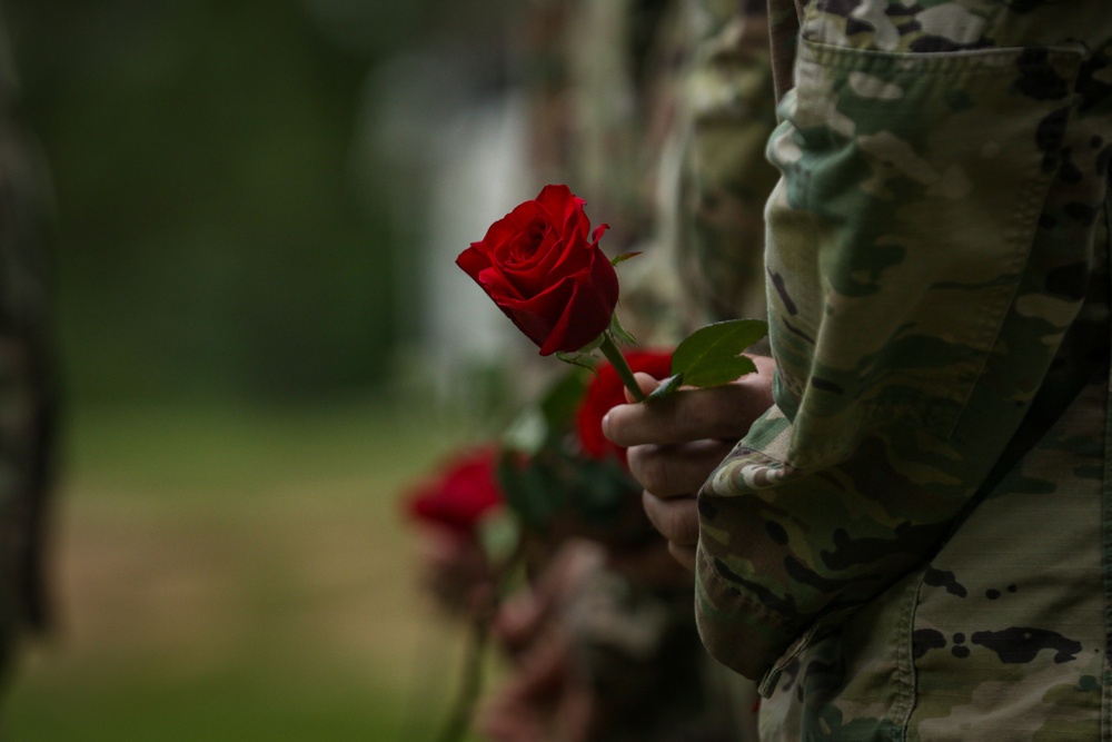 3rd SFG (A) Rose Laying Ceremony