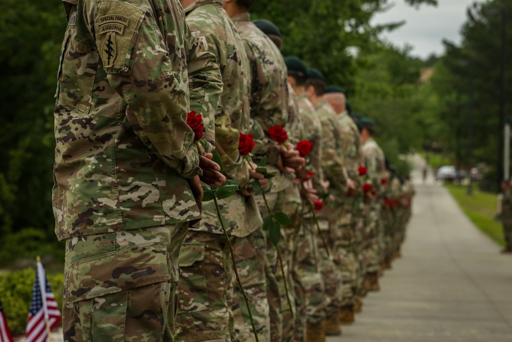 3rd SFG (A) Rose Laying Ceremony