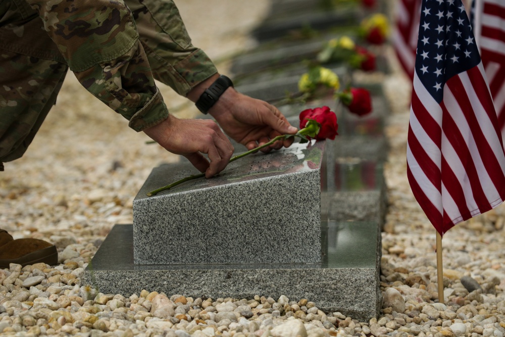 3rd SFG (A) Rose Laying Ceremony