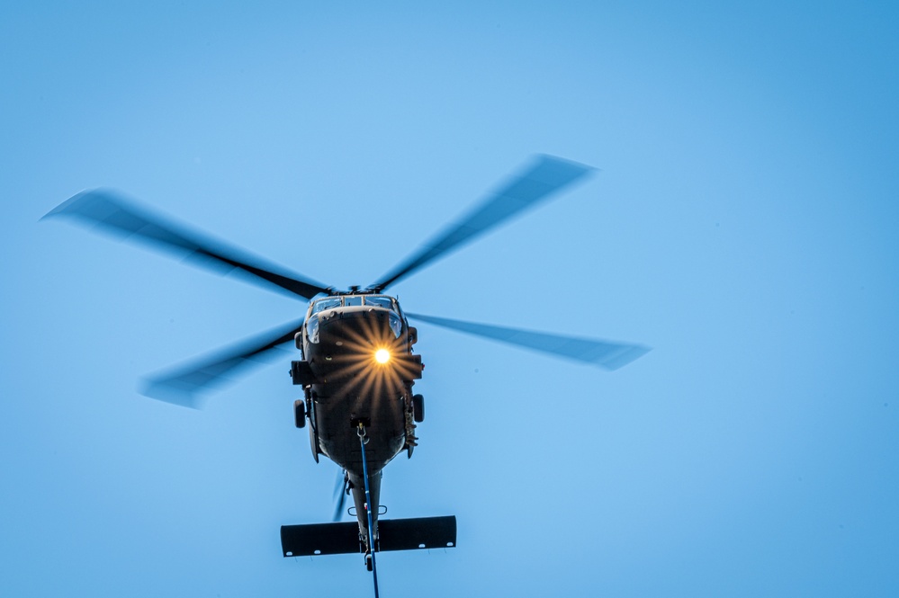 CTNG, Westover Fire Department Conduct BAMBI Bucket Training