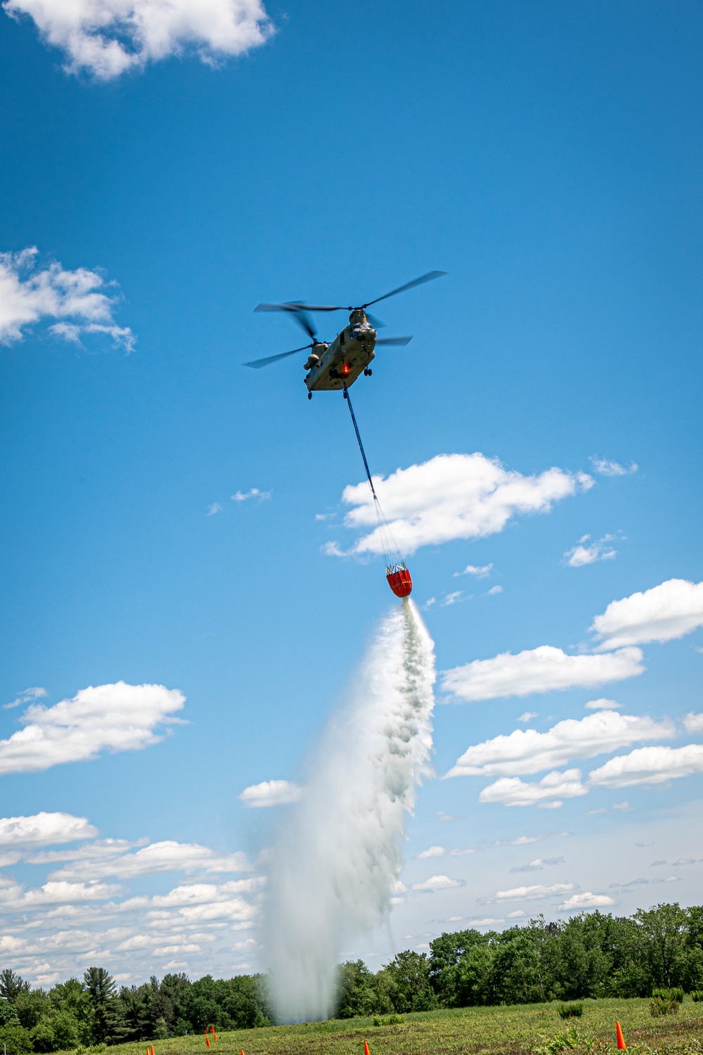 CTNG, Westover Fire Department Conduct BAMBI Bucket Training