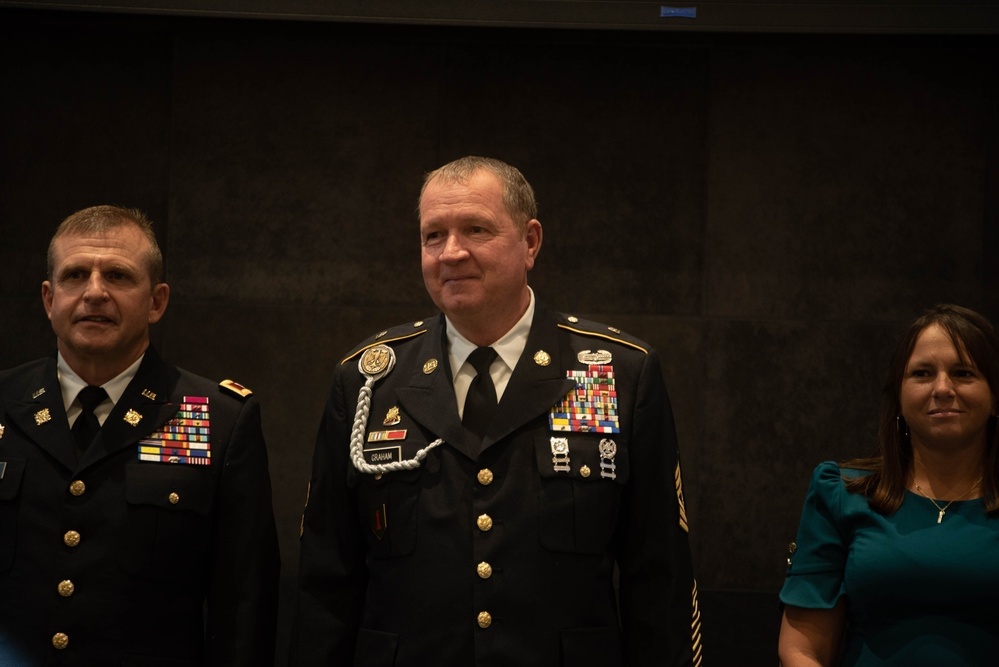 Camp Shelby CSM Gary Graham Retires