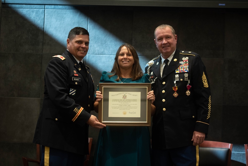 Camp Shelby CSM Gary Graham Retires